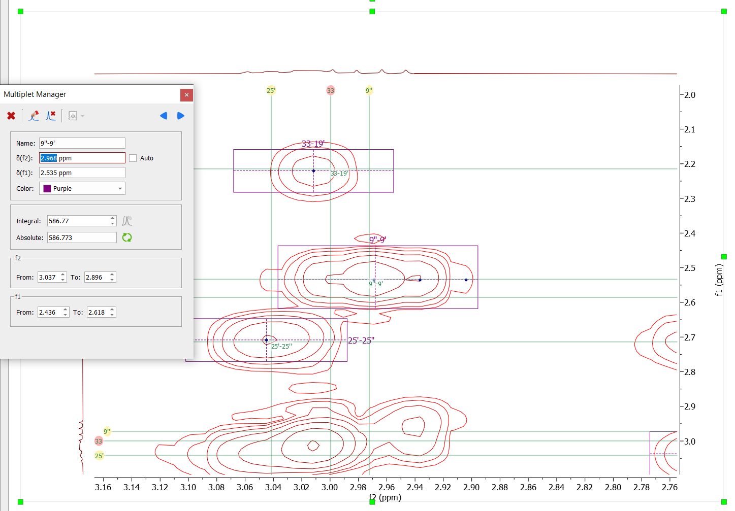 2D_multiplet_manager