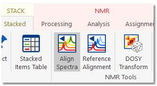 align spectra menu