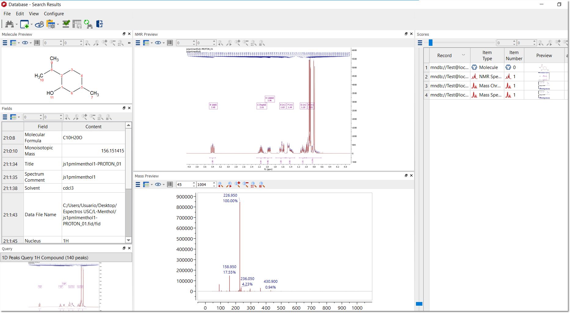 DB view_results