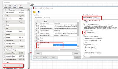 Parameter Table 0