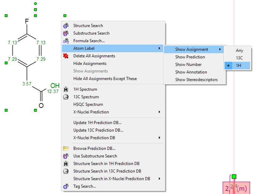 assignments in molecule