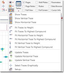 Traces Contextual menu