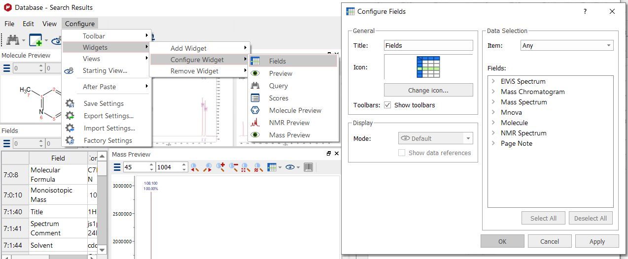 Fields DB