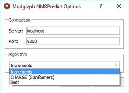 NMR Predict Options