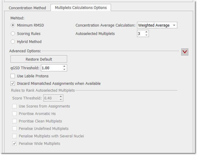 autoselection algorithm