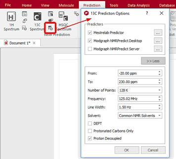 NMRPredict_13C_Options