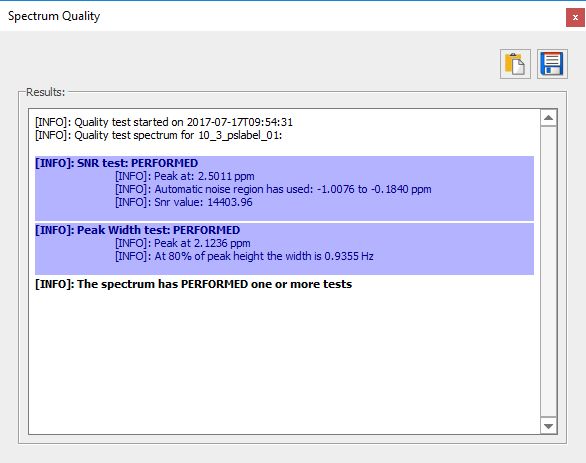 SpectrumQualityOutput