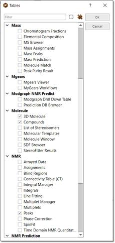 TableIntegrals